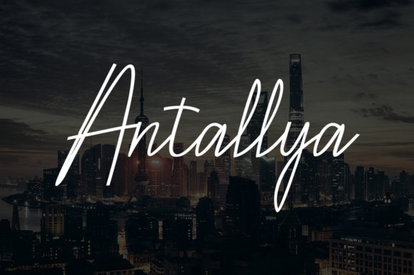 Antallya: The Perfect Handwritten Font for Your Brand