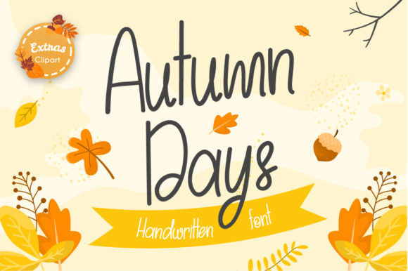 Autumn Days: A Sweet Handwritten Font for Branding