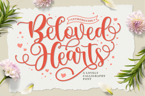 Beloved Hearts: A Premium Handwritten Font for Web Design