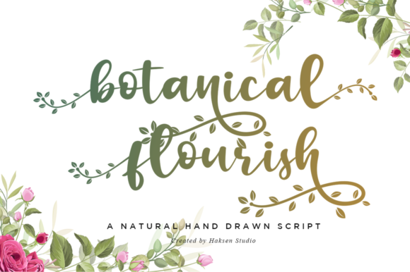 Botanical Flourish: The Script Font for Campaigns