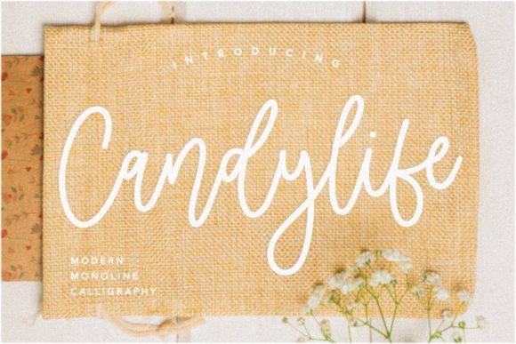 Candylife: A Sweet Handwritten Font for Editorial Design