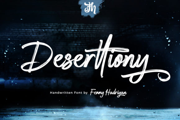 Deserttiony: A Handwritten Font for Small Business Branding