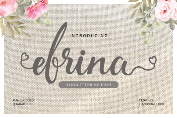 Efrina: A Premium Handwritten Font for Brand Identity