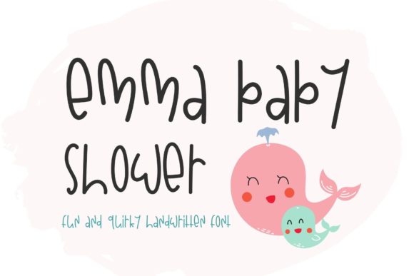 Emma Baby Shower: A Quirky Handwritten Font Review