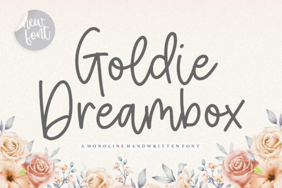 Goldie Dreambox: A Handwritten Font for Campaigns
