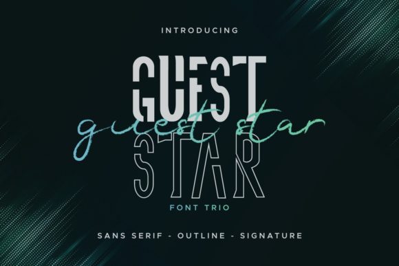Guest Star: A Versatile Duo Font for Makers