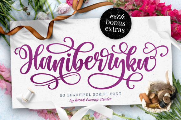Haniberryku: The Script Font for Scroll-Stopping Marketing