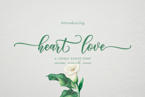 Heart Love: A Premium Handwritten Font for Web Design