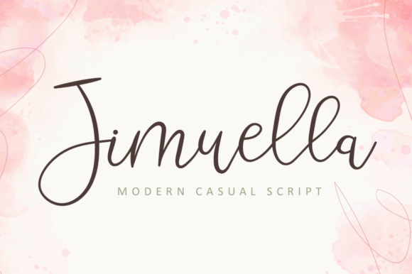 Jimuella: A Timeless Script Font for Web Design