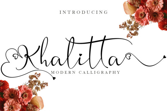 Khalitta: An Elegant Script Font for Editorial Design