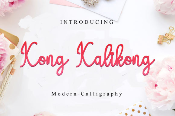 Kong Kalikong: A Friendly Handwritten Font for Makers