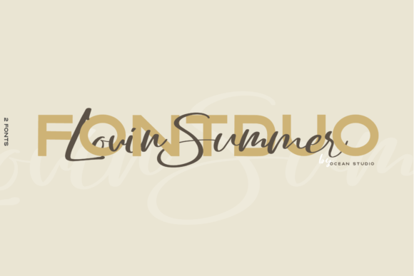 Lovin Summer: A Premium Font for Brand Identity