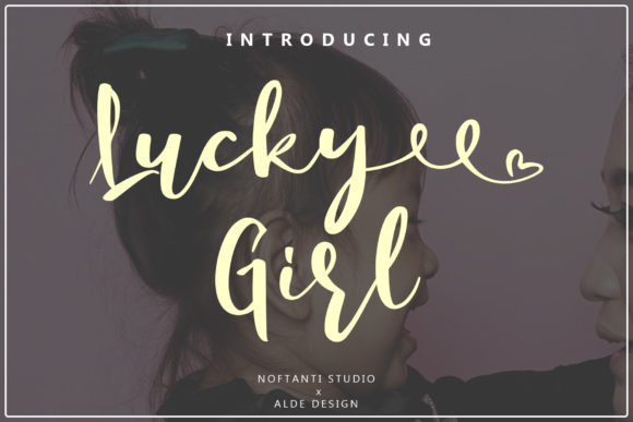 Lucky Girl: A Handwritten Font for Makers