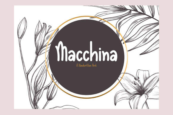 Macchina Font: A Sweet Handwritten Typeface for Crafters