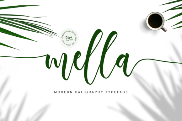 Mella: A Modern Calligraphy Font for Web Design