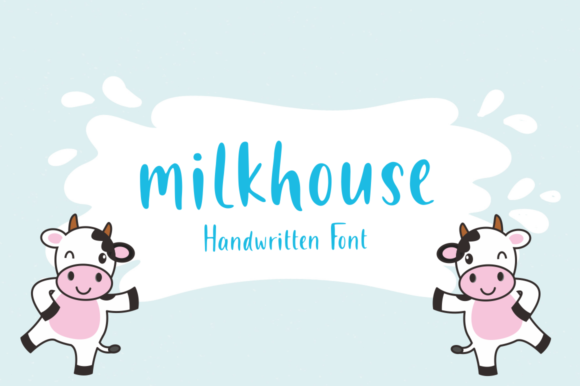 Milkhouse: A Sweet Handwritten Font for Brand Identity