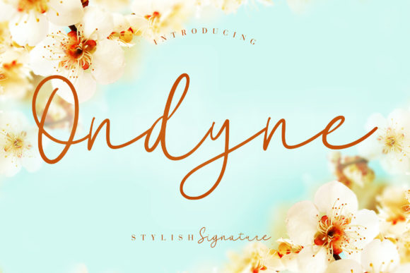 Ondyne: A Relaxed Handwritten Font for Modern Web Design