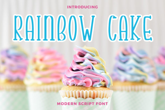 Rainbow Cake: A Sophisticated Handwritten Font for Branding