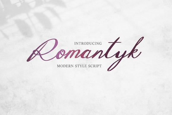 Romantyk: A Modern Handwritten Font for Editorial Design