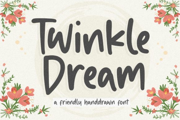Twinkle Dream: A Handwritten Font for Web Design