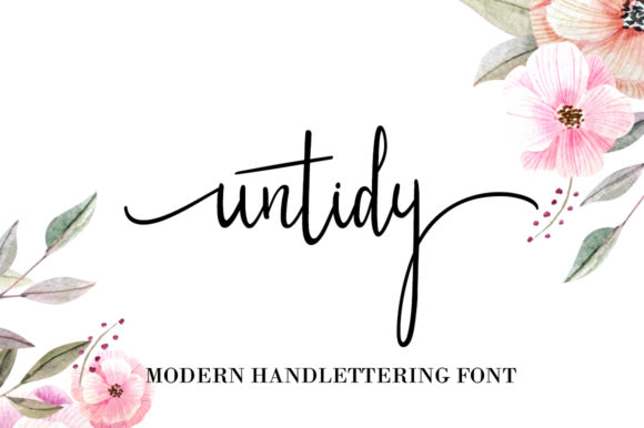 Untidy: A Modern Handwritten Font for Web Design