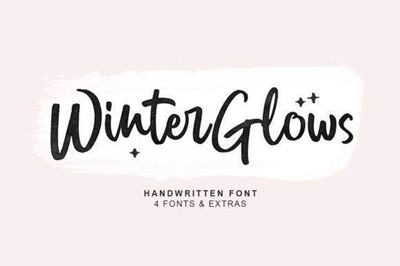 Winter Glows: A Premium Script Font for Campaigns